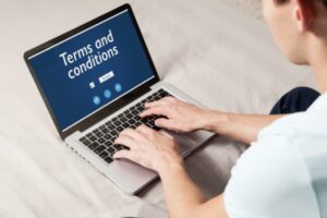 Person using Complaint Together to agree to Terms and Conditions